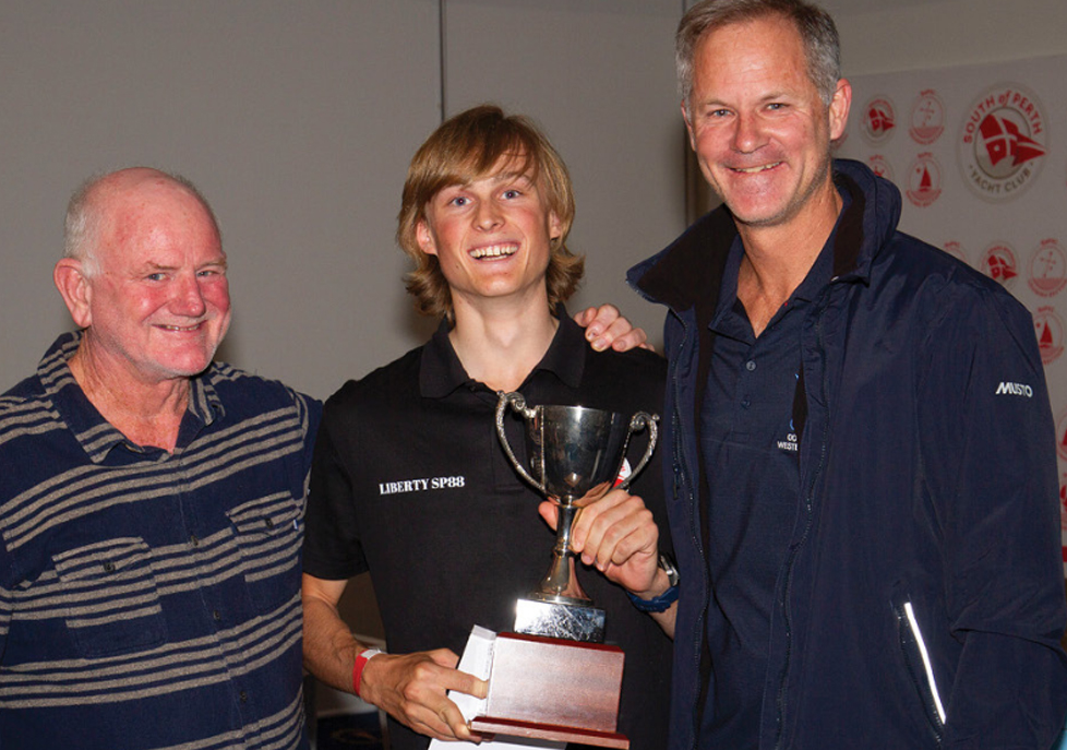 Offshore crew with their trophy
