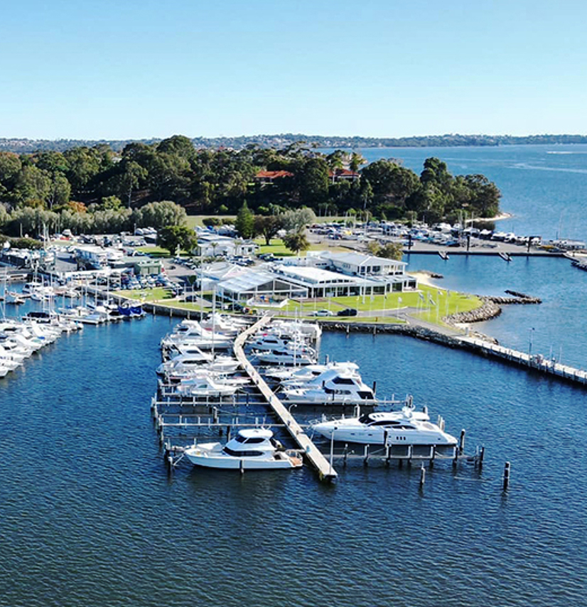 Boats in the SoPYC marina